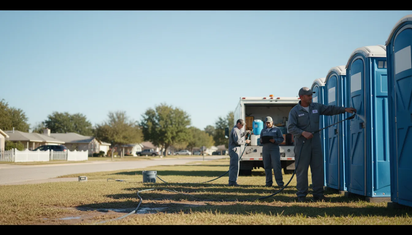Long-Term Portable Toilet Rental in Hooppole, IL near me